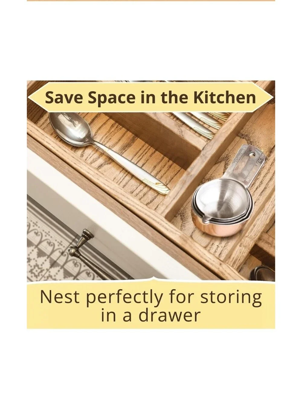 Simply Gourmet Stainless Steel Measuring Cup And Spoon Set